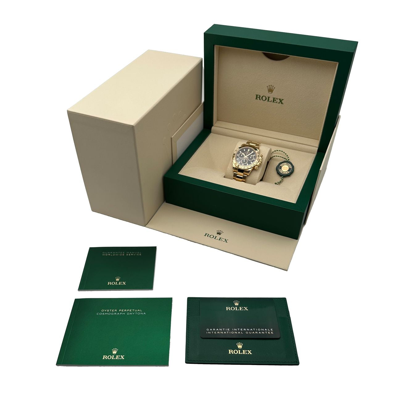 Rolex Daytona 40 Back Dial 18k Gold 2022 Full Set